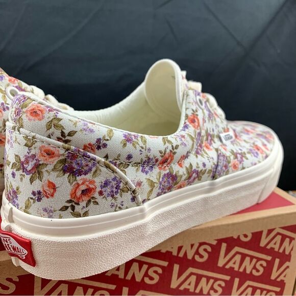 Vans Era Vintage Floral White Women's Various Sizes - Picture 5 of 13